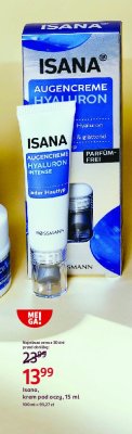 Krem pod oczy Isana hyaluron intense promocja