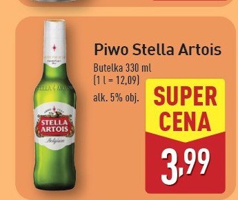Piwo Stella artois promocja w Aldi