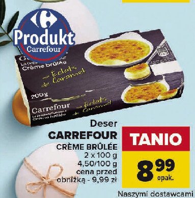 Creme brulee Carrefour promocja