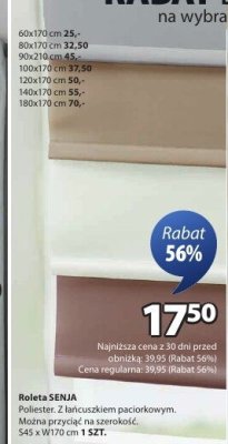 Roleta SENJA promocja w Jysk