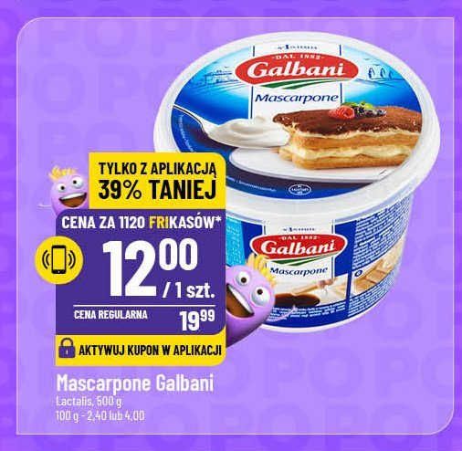 Ser mascarpone Galbani promocja w POLOmarket