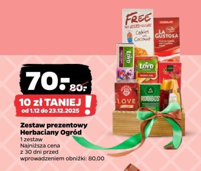 Zestaw prezentowy Herbaciany Ogród promocja w Netto