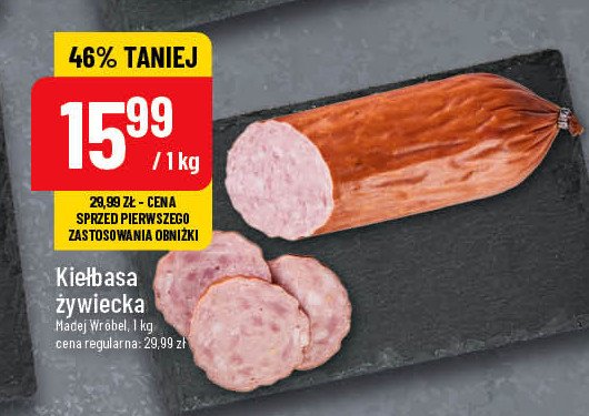 Kiełbasa żywiecka Madej & wróbel promocja