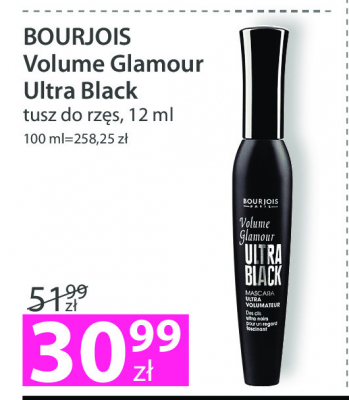 Tusz do rzęs Bourjois volume glamour ultra black promocja