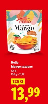 Mango suszone Helio promocja w Lidl