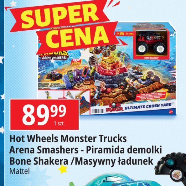 Monster truck arena smashers Hot wheels promocja