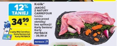 Tuszka Królik  promocja w Carrefour Market