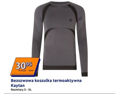 Bezszwowa koszulka termoaktywna Kaytan promocja w Action