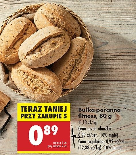 Bułka poranna fitness promocja