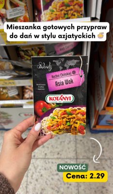 Mieszanka gotowych przypraw Asia Wok promocja w Kaufland