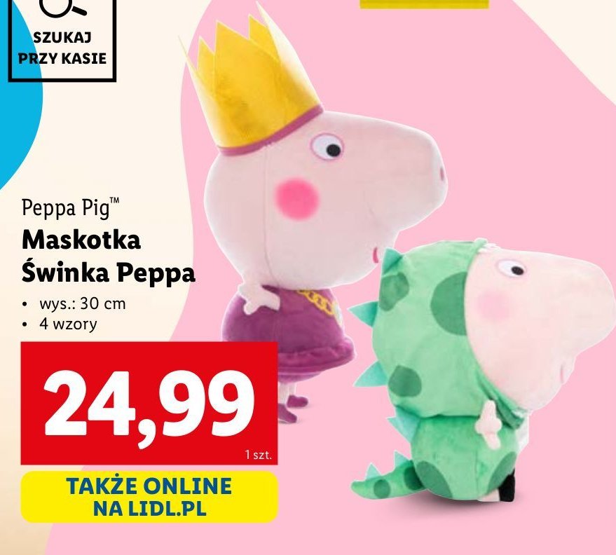 Maskotka 艣rednia PEPPA PIG promocja