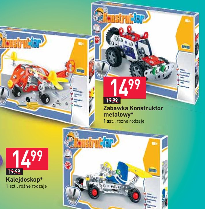 Konstruktor metalowy - helikopter Dromader promocja