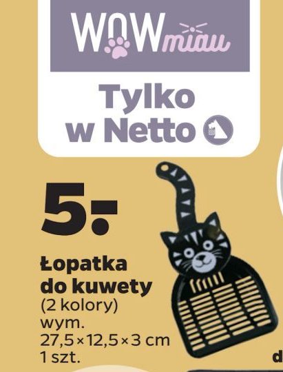 Łopatka do kuwety promocja