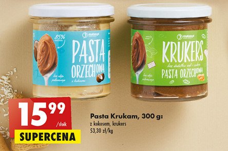 Pasta orzechowa krukers KRUKAM promocja