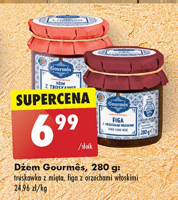 Dżem z truskawek Gourmes promocja