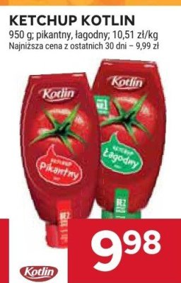 Ketchup Kotlin pikantny, łagodny promocja w Stokrotka