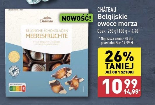 Belgijskie owoce morza Chateau Chateau wine promocja