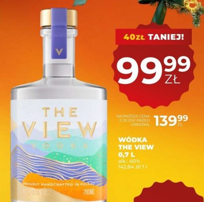 Wódka The View 0,7 L promocja w Duży Ben