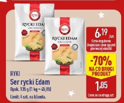 Ser rycki Edam Ryki promocja w Aldi
