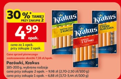 Parówki Krakus promocja w Auchan