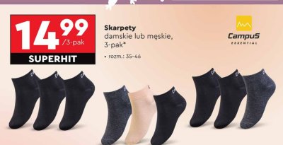 Skarpety damskie 3-pak promocja w Biedronka