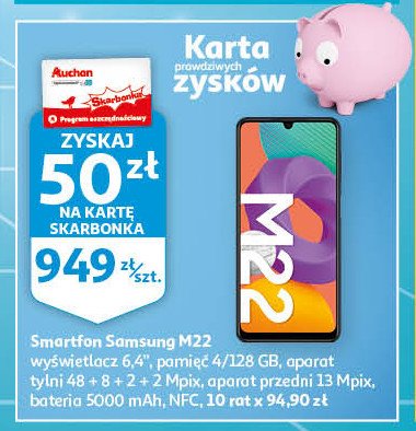 Smartfon m22 6.4'' Samsung promocja