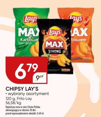 Chipsy Lay's karbowane promocja w Chata Polska