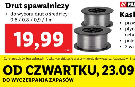 Drut spawalniczy 0.8 mm promocja