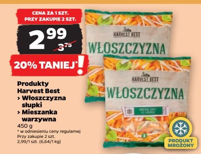 Mieszanka warzyw Harvest best promocja