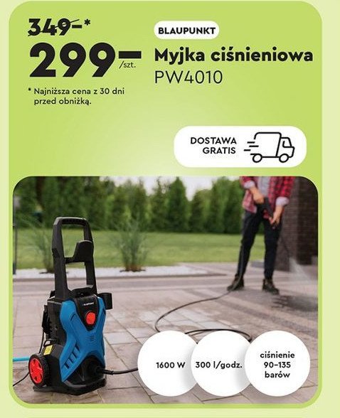 Myjka ciśnieniowa 1600w Blaupunkt promocja