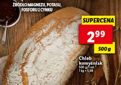 Chleb komyśniak Chrupiące z pieca promocja