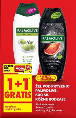 Żel pod prysznic Palmolive Naturals Olive & Milk promocja w Biedronka