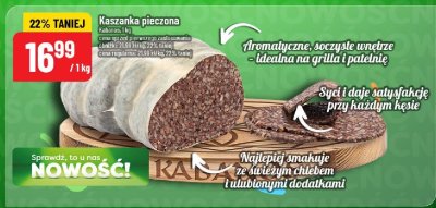 Kaszanka pieczona promocja w POLOmarket