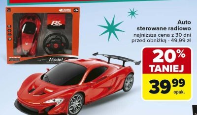 Auto sterowane radiowo różne modele promocja w Carrefour
