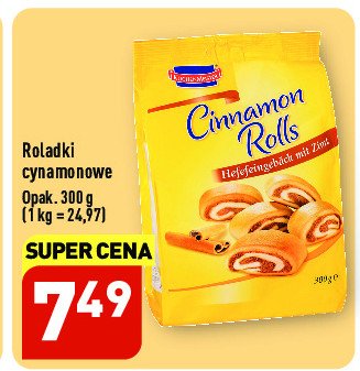 Roladki cynamonowe promocja