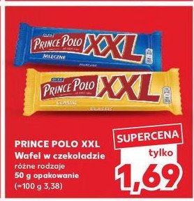 Wafelek mleczny Prince polo xxl promocja w Kaufland