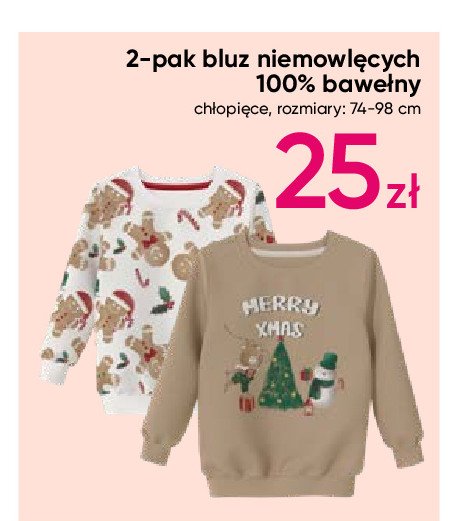 Bluza niemowlęca chłopięca 74-98 cm promocja w Pepco