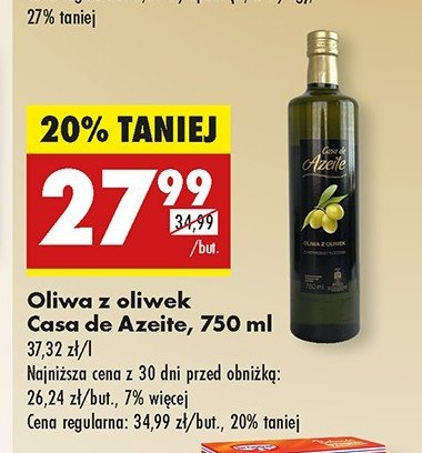 Oliwa z oliwek Casa de azeite promocja