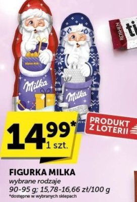 Figurka Milka czekoladowa promocja w ABC