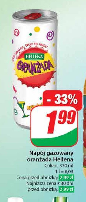 Oranżada biała Hellena oranżada promocja