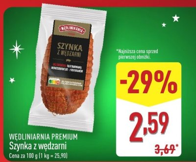  Szynka z wędzarni promocja w Aldi