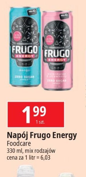 Napój energetyczny pink Frugo wild punch promocja