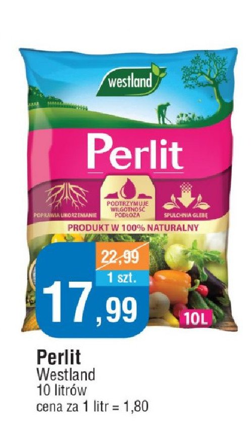 Perlit ogrodniczy Westland promocja