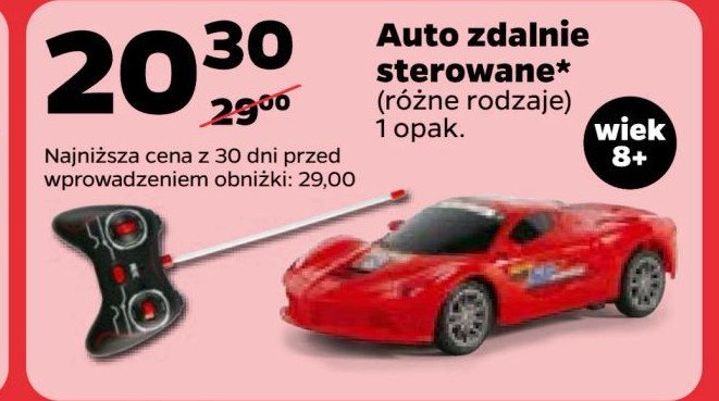 Autko zdalnie sterowane promocja