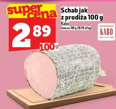 Schab jak z przodzia Kabo 100 g promocja w TOPAZ