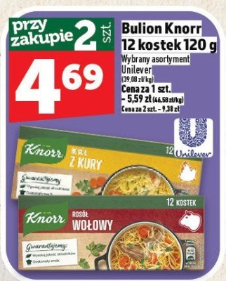 Bulion Knorr 12 kostek 120 g Unilever promocja w TOPAZ
