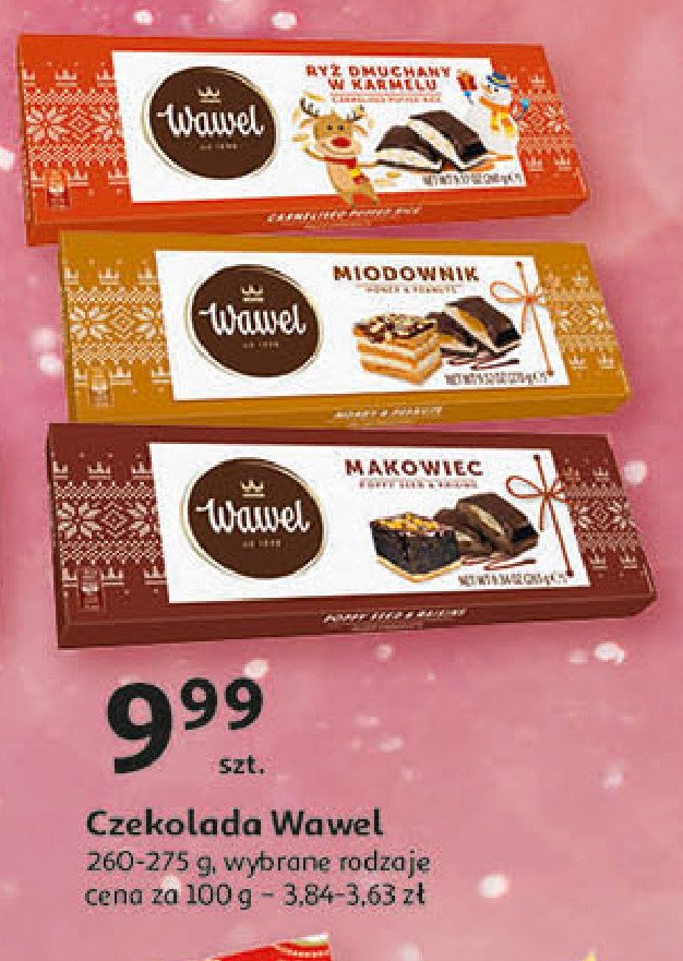 Czekolada makowiec promocja