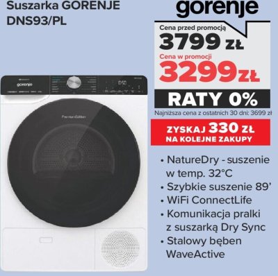 Suszarka DNS93/PL promocja w NEONET