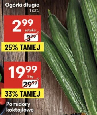 Ogórki długie 1 szt. promocja w Delikatesy Centrum