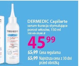 Serum kuracja stymulująca wzrost włosów Dermedic capilarte promocja w Hebe